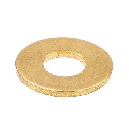 Prime-Line Flat Washer, For Screw Size #10 , Brass Brass Finish, 50 PK 9079683